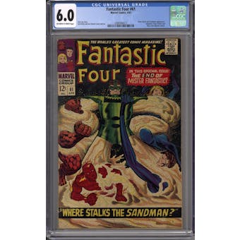 Fantastic Four #61 CGC 6.0 (OW-W) *2088366012*