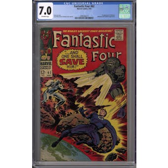 Fantastic Four #62 CGC 7.0 (OW) *2088366013*
