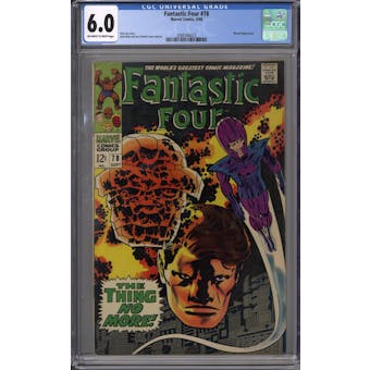 Fantastic Four #78 CGC 6.0 (OW-W) *2088366023*