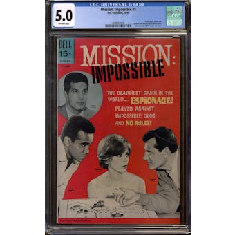 Mission: Impossible #5 CGC 5.0 (OW) *2088367009*