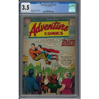 Adventure Comics #234 CGC 3.5 (C-OW) *2088367016*
