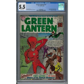 Green Lantern #13 CGC 5.5 (OW) *2088368001*