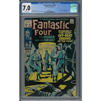 Fantastic Four #87 CGC 7.0 (OW) *2088368022*