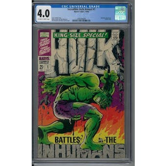 Incredible Hulk Annual #1 CGC 4.0 (OW-W) *2088506004*