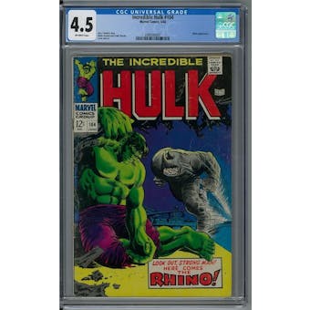 Incredible Hulk #104 CGC 4.5 (OW) *2088506007*
