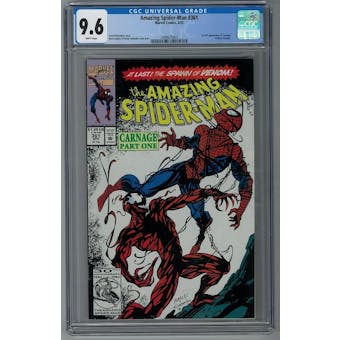 Amazing Spider-Man #361 CGC 9.6 (W) *2088625003*