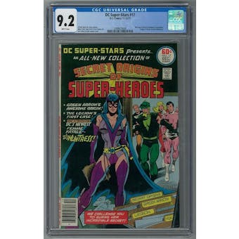DC Super-Stars #17 CGC 9.2 (W) *2088625008* Mystery2020Series9 - (Hit Parade Inventory)