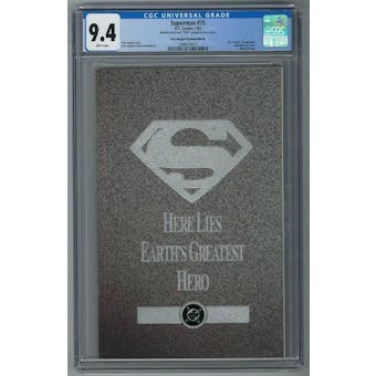 Superman #75 CGC 9.4 (W) Poly-Bagged Platinum Edition *2088625013* 150+ Comic Lot