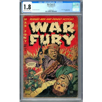 War Fury #1 CGC 1.8 (C-OW) *2088805002*