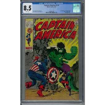 Captain America #110 CGC 8.5 (W) *2088807006*