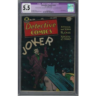 Detective Comics #114 CGC 5.5 (OW-W) Slight (B-1) *2088809001*