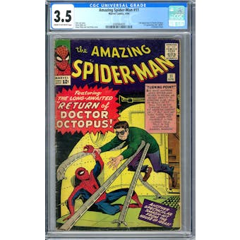 Amazing Spider-Man #11 CGC 3.5 (C-OW) *2088964005*
