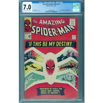 Amazing Spider-Man #31 CGC 7.0 (OW-W) *2088979001*