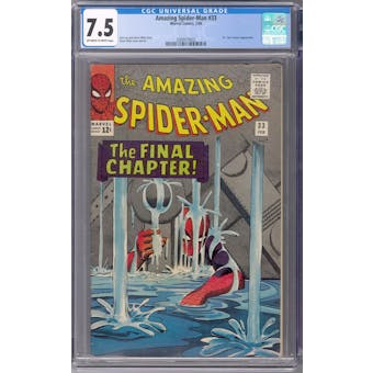 Amazing Spider-Man #33 CGC 7.5 (OW-W) *2088979002*