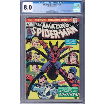 Amazing Spider-Man #135 CGC 8.0 (W) *2088979012* Amazing2020Series3 - (Hit Parade Inventory)