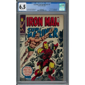 Iron Man and Sub Mariner #1 CGC 6.5 (OW) *2088984007*