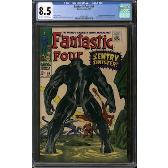 Fantastic Four #64 CGC 8.5 (OW-W) *2089012005*