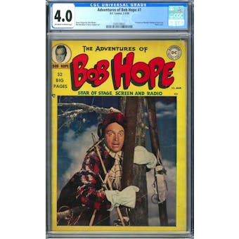 Adventures of Bob Hope #1 CGC 4.0 (OW-W) *2089188001*