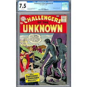 Challengers of the Unknown #6 CGC 7.5 (W) *2089189005*
