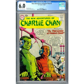 New Adventures of Charlie Chan #3 CGC 6.0 (OW-W) *2089189011*