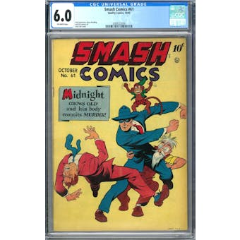 Smash Comics #61 CGC 6.0 (OW) *2089322006*