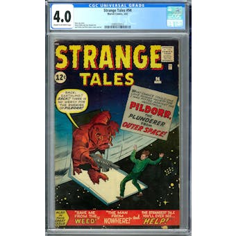 Strange Tales #94 CGC 4.0 (C-OW) *2089322013*