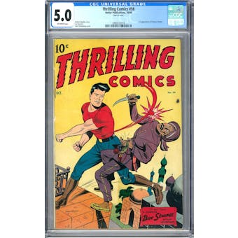 Thrilling Comics #56 CGC 5.0 (OW) *2089322019*