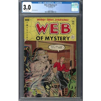 Web of Mystery #7 CGC 3.0 (OW) *2089328004*