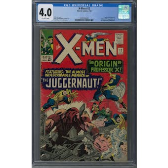 X-Men #12 CGC 4.0 (OW) *2089328006* Mystery2020Series6 - (Hit Parade Inventory)