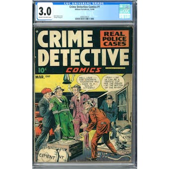 Crime Detective Comics #1 CGC 3.0 (C-OW) *2089334010*