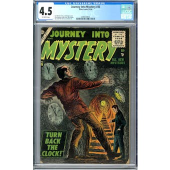 Journey Into Mystery #35 CGC 4.5 (OW) *2089334016*