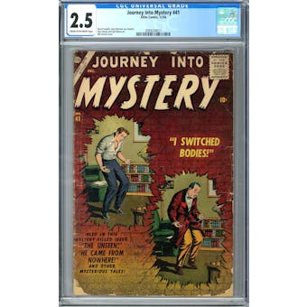 Journey Into Mystery #41 CGC 2.5 (C-OW) *2089334017*