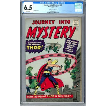 Journey Into Mystery #83 CGC 6.5 (W) Golden Record *2089469002*