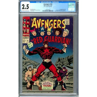 Avengers #43 CGC 2.5 (OW-W) *2089470002*