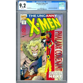 Uncanny X-Men #316 CGC 9.2 (W) *2089471015*