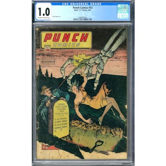 Punch Comics #13 CGC 1.0 (OW-W) *2089803010*