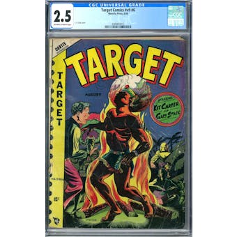 Target Comics #v9 #6 CGC 2.5 (OW-W) *2089803015*