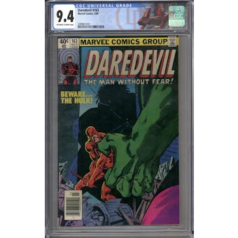 Daredevil #163 CGC 9.4 (OW-W) *2089807001* - (Hit Parade Inventory)