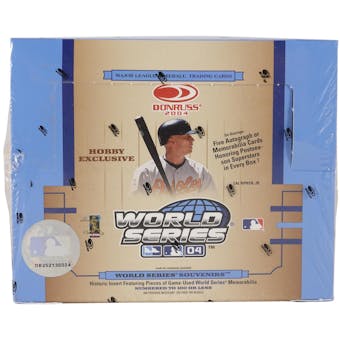 2004 Donruss World Series Baseball Hobby Box