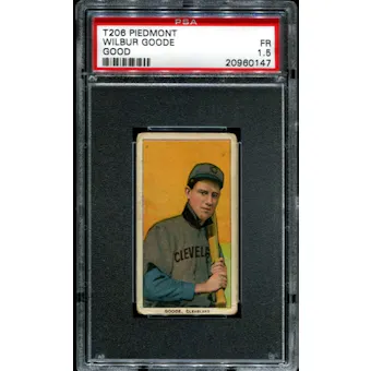 1909-11 T206 Piedmont Wilber Goode (Good) PSA 1.5 (FR) *0147