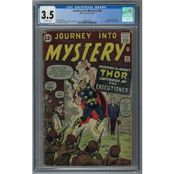 Journey Into Mystery #84 CGC 3.5 (OW) *2096168001*
