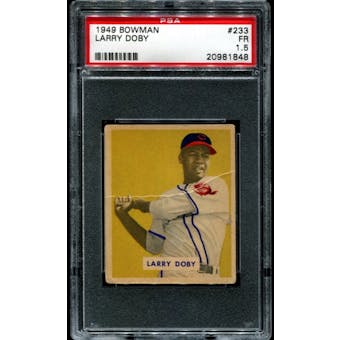 1949 Bowman Baseball #233 Larry Doby PSA 1.5 (FR) *1848