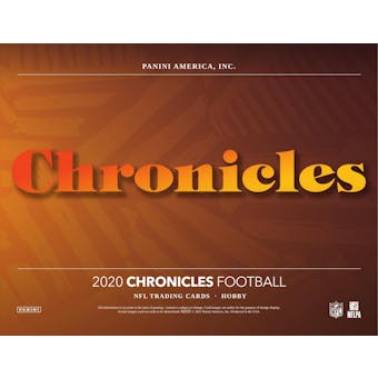 2020 Panini Chronicles Football 3-Box - DACW Live 8 Spot Random Division Break #1