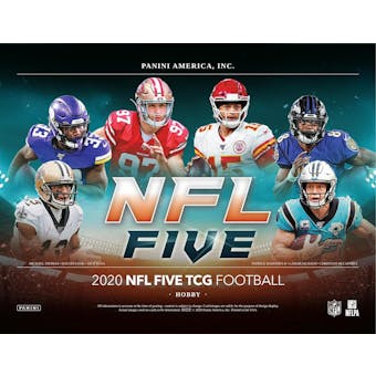 2020 Panini NFL Five Football Trading Card Game 36ct Starter Deck Case