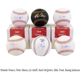 2020 Hit Parade Autographed Baseball Hobby Box - Series 3 - Mike Trout, Ronald Acuna, & Ken Griffey Jr.!!