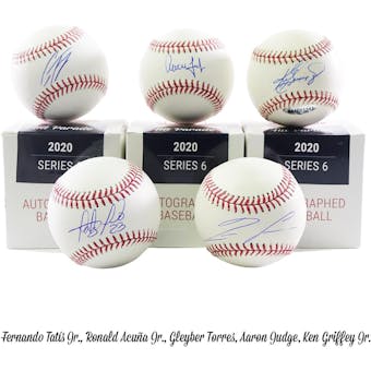 2020 Hit Parade Autographed Baseball 1-Box Ser 6- DACW Live 6 Spot Random Division Break #2