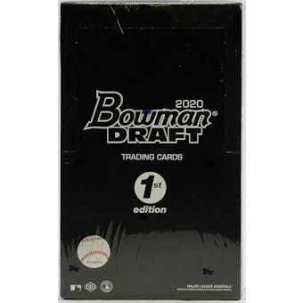 2020 Bowman Draft 1st Edition Baseball Hobby Box
