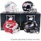 2020 Hit Parade Autographed Football Mini Helmet Hobby Box - Series 12 - Mahomes, L. Jackson & Tua!!!