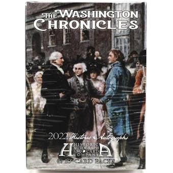 2022 Historic Autographs The Washington Chronicles Blaster Box