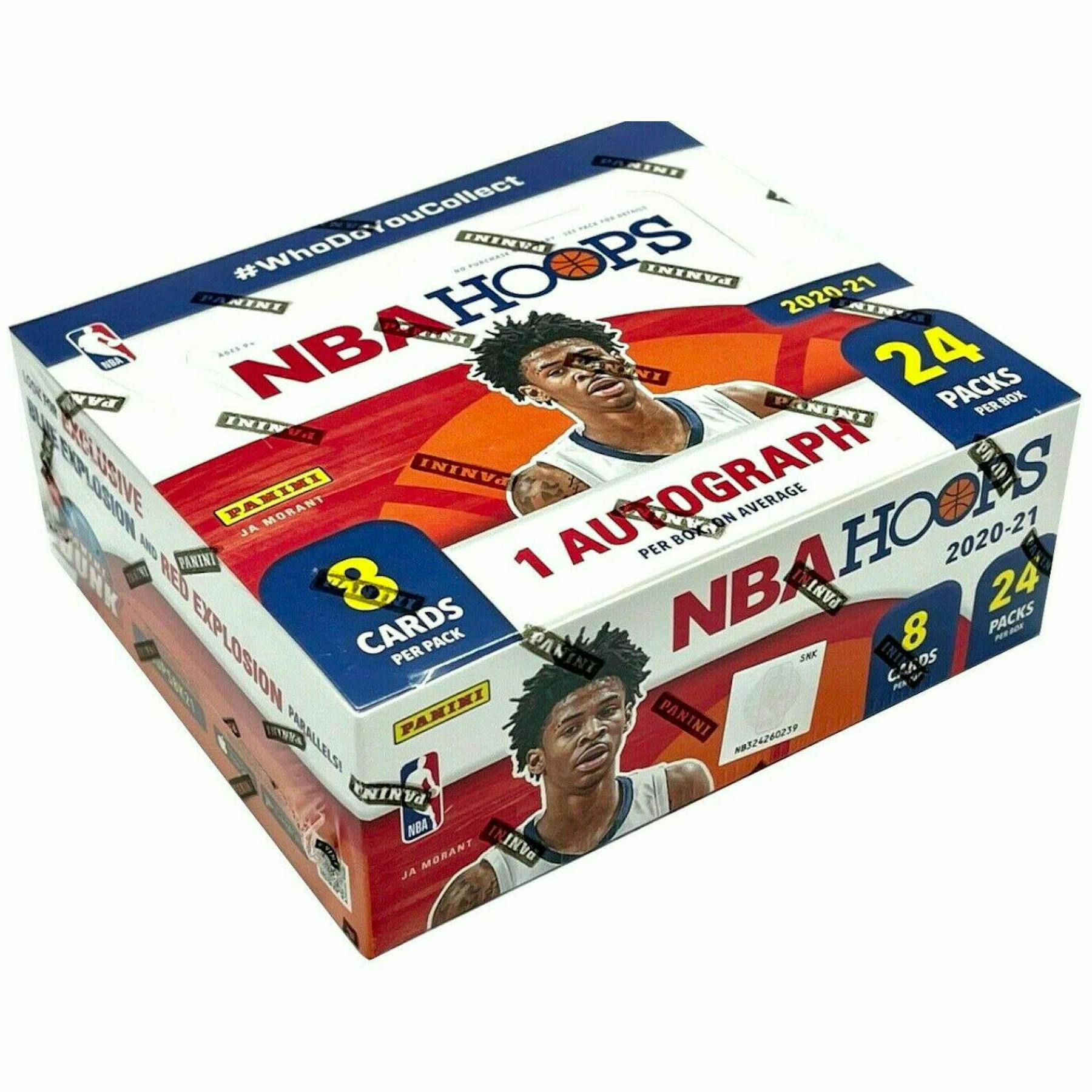 2020-21 Panini Hoops Basketball Holiday Blaster Box